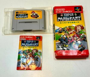 スーパーマリオカート　箱・説明書付き◆SFC スーパーファミコン 動作未確認