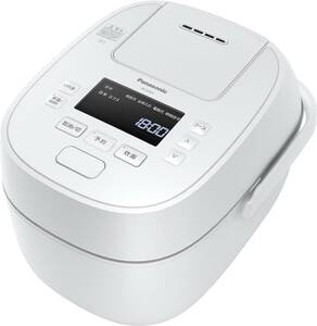 Panasonic SR-W10A-W　5.5合 急減圧バルブ&大火力IH おどり炊き 全面発熱6段IH式 ホワイト　1年保証付　未使用展示品　送料無料