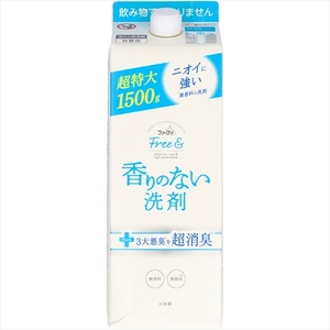 まとめ得 ＦＡフリーアンド液体洗剤 １５００ｇ詰替 ＮＳファーファ・ジャパン 衣料用洗剤 x [4個] /h