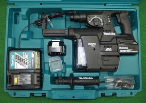 マキタ HR244DRGXVB 18V-6.0Ah-24mmAPTハンマドリル 吸塵システム付セット 黒 新品