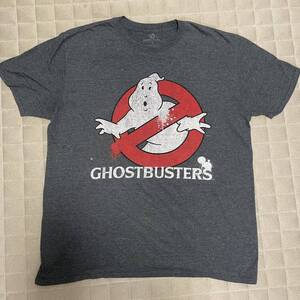 GHOST BUSTERS ゴーストバスターズ　tシャツ XL ブラックグレー　ムービー　映画