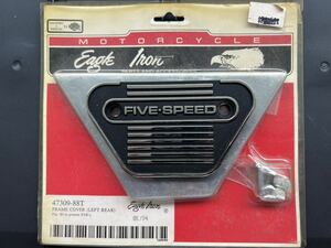 NOS FXR 純正 FIVE SPEED サイドカバー プレート フレームカバー インサート エンブレム / fxrp fxrt fxrd fxrs fxr2 fxr3 fxr4 Harley