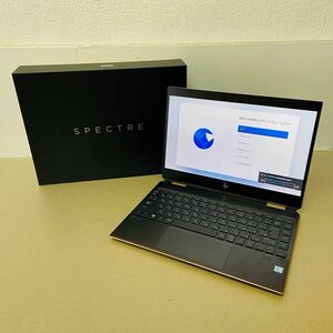 　初期化済み　動作品　HP Spectre x360 Convertible 13-ap0036TU i7 8565U 　16GB 　SSD　512GB　Windows11Home C1150　100サイズ発送　