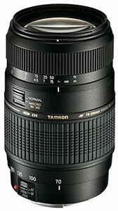 TAMRON 望遠ズームレンズ AF70-300mm F4-5.6 Di MACRO キヤノン用 フルサイ(中古品)