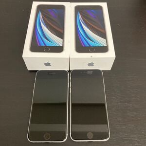 1119 iPhoneSE 第二世代 2台セット箱付き ジャンク品扱い S28000 ヤ60 Tb55