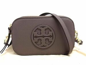 ■新品■未使用■ TORY BURCH トリーバーチ レザー クロスボディ ショルダーバッグ ミニバッグ レディース グレージュ系 AS6037