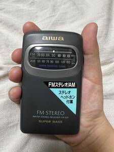 aiwa cr-a21 携帯ラジオAM FM RECEIVER 