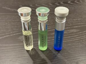 【中古品】BVLGARI ブルガリ 香水 ミニ香水 トラベル エディション フォーメン 10mL 3点セット ミニ香水 スプレー