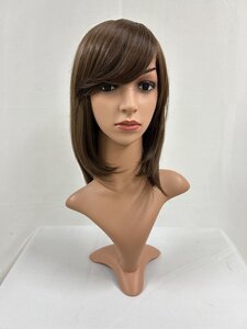 Wigs2you C-001 茶髪 コスプレウィッグ アニメ アイドル風 耐熱コスプレウィッグ★シンプルなミディアムスタイル 送料無料 未使用