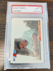 【グレーディング PSA９MINT】1992 BOWMAN C マニー・ラミレス MANNY RAMIREZ【ルーキーカード】RC ROOKIE