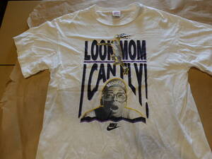 1991　Vintage NIKE T-shirts　Air Jordan 6 spike lee【Look Mom】　銀タグ　米国製　size　XL 