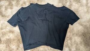 anvil 100% COTTON MADE IN U.S.A. XSサイズ ネイビー シャツ3枚セット