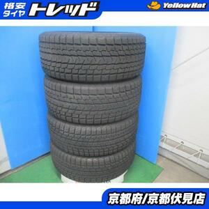 4本 2019年製 中古 スタッドレス タイヤ ヨコハマ iceGUARD G075 235/60R18 107Q 255/55R18 109Q RX CR-V CX-7 GLC マカン など