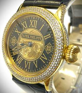 ☆歴史を刻んだ免品☆パテックフィリップ/彫金/スケルトン/PATEK PHILIPE/1918年/メンズ手巻腕時計/アンティーク/安心保証/OH済/ 動作良好