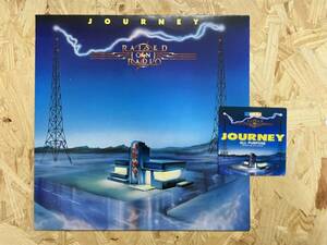 特典付きLP＊JOURNEY ジャーニー レイズド・オン・レイディオ 時を駆けて