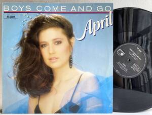 ★12インチ★【April Jaffe／Boys Come And Go】1985 Germany盤 80s Euro Disco