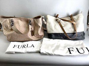 FURLA フルラ レザーバッグ 2点セット ハンドバッグ・2WAYバッグ[01-3949