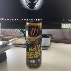 激レア MONSTER ENERGY NASTY BEAST HARD TEA PEACH アルコール入り モンスター エナジー ナスティ ビースト ハードティー ピーチ USDM HDM