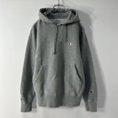 Champion　パーカー　フーディー　シンプル　ワンポイント　ロゴ　S　目玉