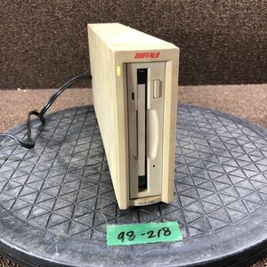 98-218 激安 レトロPC パーツ 外付け MOドライブ 640MB BUFFALO MOS-S640 メルコ SCSI 通電のみ確認 ジャンク