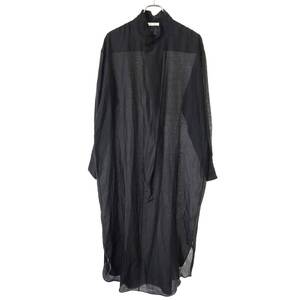 THE ROW ザ ロウ 22AW Atla Cotton-Blend Voile Midi Shirt Dress ドレスワンピース 6350 W2233 ブラック XS ITE67N831Q6Y