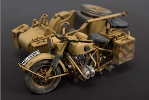 1/35 ドイツ BMW R75 組立塗装済完成品