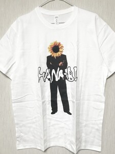 Hanabi 半袖 Tシャツ L ビートたけし takeshi 映画 サンプル 邦画 ムービー 80年代 90年代 ソナチネ ヒート 花火 北野武 ホワイト 白色