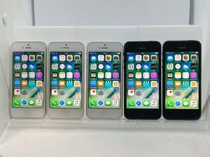 【中古・ジャンク】まとめ売り5台 液晶浮き 他 Apple iPhone5 SoftBank NW利用制限〇 本体 A-95316