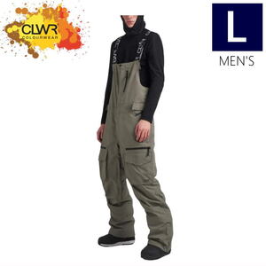 ● CLWR Trabajo Bib PNT GREY GREEN Lサイズ メンズ スノーボード スキー パンツ PANT ビブパンツ 23-24 日本正規品