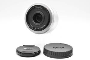 【美品】ニコン Nikon 1 NIKKOR 18.5mm F1.8 シルバー 単焦点レンズ(1530054997)