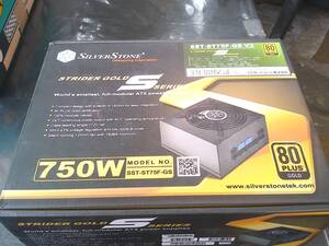 送料無料 SilverStone 80 PLUS GOLD認証 ATX電源 750W SST-ST75F-GS V2 未使用