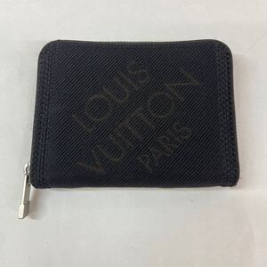 N【LOUIS VUITTON】ルイヴィトン ダミエ ジェアン ジッピーコインパース コインケース ブラック ラウンドファスナー N63088