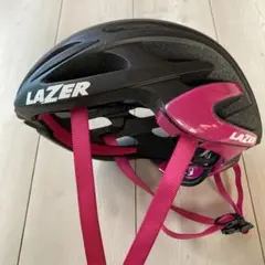 LAZER blade+AF ロードバイク用ヘルメット 黒・ピンク