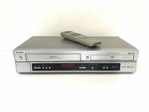 【中古整備品】正常動作 SHARP シャープ DV-NC750 DVD/ビデオレコーダー VHS/DVD一体型ビデオデッキ DVD→VHSダビング可 KSHOTW240515001