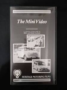 The Mini Cooper　VHSビデオテープ オースチン・ミニ・クーパー　昭和のクルマ　当時物　映像作品