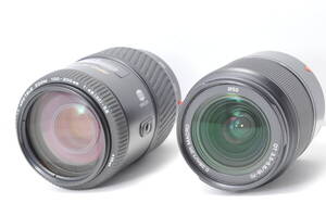 〓ソニー　ミノルタレンズ2本セット〓ミノルタ APO Tele ZooM 100-300㎜ F4.5-5.6　 SONY DT 18-55㎜ F3.5-5.6 SAM