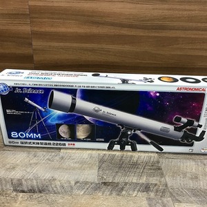 期間限定セール 【未使用】 JR.SCIENCE *80mm日本製 屈折式天体望遠鏡 226倍 ★トイザらス限定★