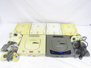 1円スタート SEGASATURN セガサターン Dreamcast ドリームキャスト 本体 コントローラー セット 1スタ ジャンク品 ◆1049