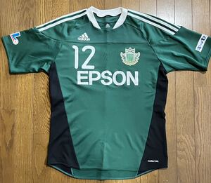 松本山雅FC ユニフォーム　2011 Ｏサイズ　ユニホーム　12　Ｊリーグadidas サイン入り