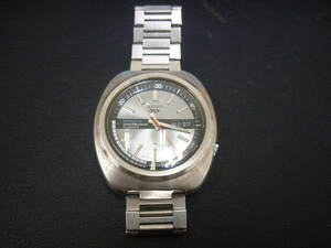 ●○408☆セイコー SEIKO 5 SPORTS 7019-6030 シルバーカラー 21JEWELS メンズ 自動巻き AT 腕時計 中古品○●