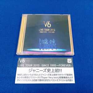 【レンタル限定盤】 V6 / LIVE TOUR 2015 SINCE 1995 FOREVER 2枚組 CD 坂本昌行 長野博 井ノ原快彦 森田剛 三宅健 岡田准一 【同梱可能】