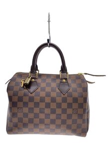 LOUIS VUITTON◆スピーディ25_ダミエ・エベヌ_BRW/N41365/PVC/BRW//