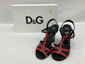 DOLCE&GABBANA ドルチェアンドガッバーナ サンダル 37 1/2cm 箱付き 【CEBB4043】