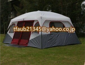 8～12人用テント、2ベッドルームファミリーテント、キャンプ用テントとシェルター、大型テント12人用屋外テント
