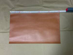 ☆【牛ヌメ革 カットレザー ブラウン】1.2mm 30×50cm レザークラフト②