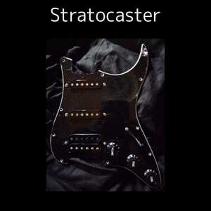 Stratocaster pu ストラト キャスター ピックガード アッセンブリー アルニコ ピックアップ HSS 配線 済 ジャパン Fender フェンダー 