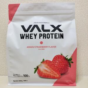 VALX バルクス ホエイ プロテイン あまおう 苺 1kg WPC