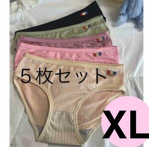 XLサイズ　レディース ショーツ 5枚セット パンツ 下着　新品未使用品