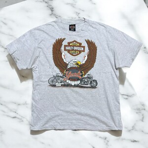 古着 送料無料 90s USA製 HARLEY DAVIDSON T SHIRTS ハーレーダビッドソン シングルステッチ Tシャツ 半袖 【Vintage】