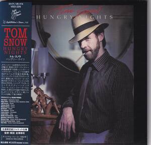 【AOR】TOM SNOW／HUNGRY NIGHTS【生産限定紙ジャケット仕様 帯付き国内盤】トム・スノウ／ハングリー・ナイツ